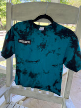 Load image into Gallery viewer, Black &amp; Turquoise Tee