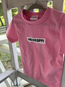 Pink M$ Baby Tee