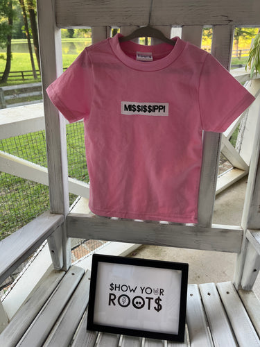 Pink M$ Baby Tee